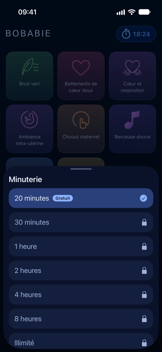 Minuterie de sommeil